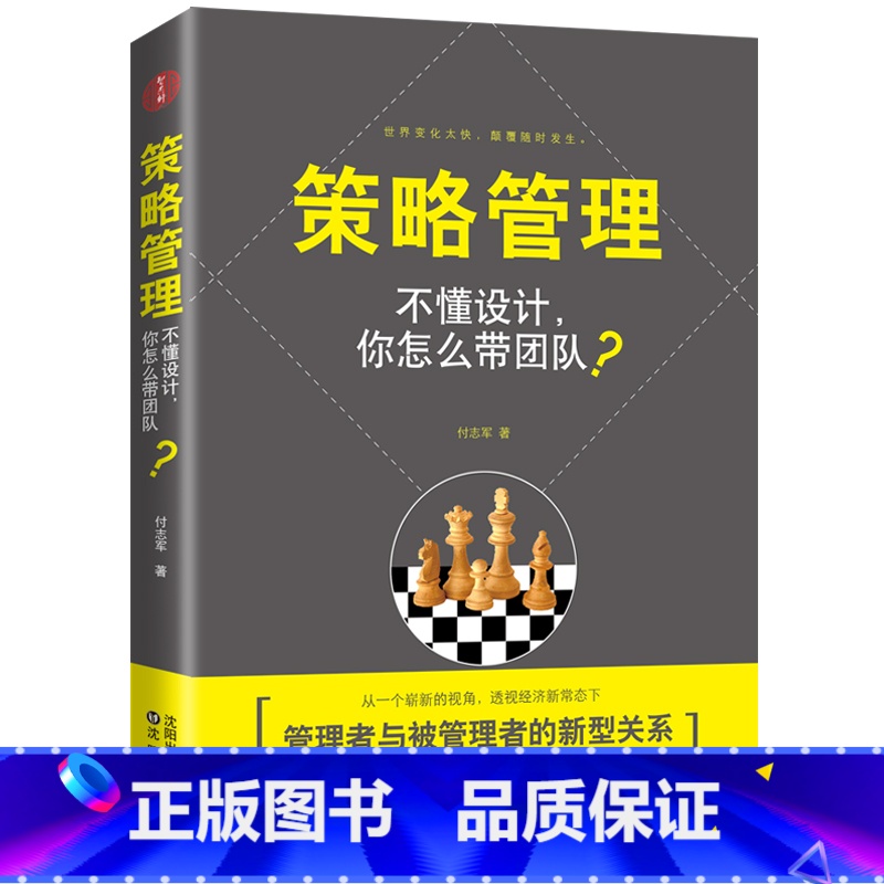 [正版]策略管理(不懂设计你怎么带团队) 管理方面的书籍 人力资源管理财务管理聪明的企业管理项目管理卓有成效的管理者物业高清大图
