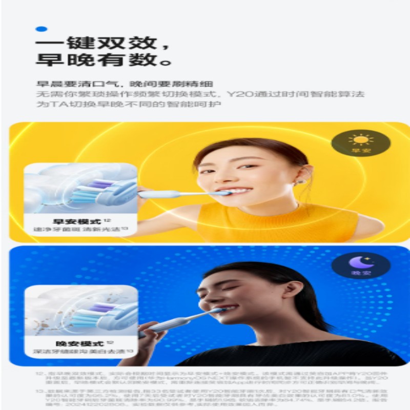 usmile笑容加电动牙刷 成人声波震动电动牙刷 Y20暮紫 送男友送女友 新婚生日礼物高清大图
