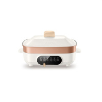 苏泊尔(SUPOR)多功能锅料理锅电火锅多用途电煮锅不粘电热锅家用电炒锅方形烤盘煎烤锅 JD3424D08 2色随机发货