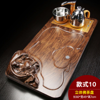 茶盘全自动一体不带茶具茶几茶盘一体化组合小型可排水创意现代简 立体佛+电器