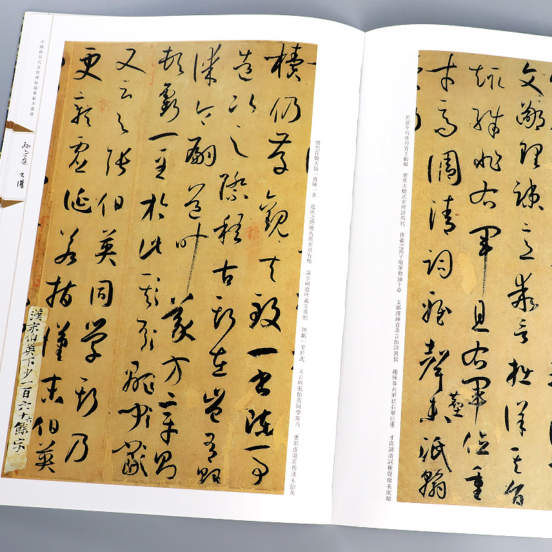 [正版]大尺寸8开孙过庭书谱 草书大全集完整版全文中国代表性碑帖临摹范本丛书 繁体旁注对照毛笔书法字帖教程人民美术出版高清大图