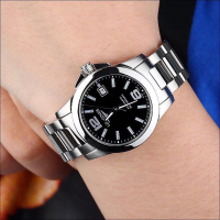 【美国直邮】LONGINES浪琴 瑞士正品康卡斯钢机械表男表L3.676.4.58.6
