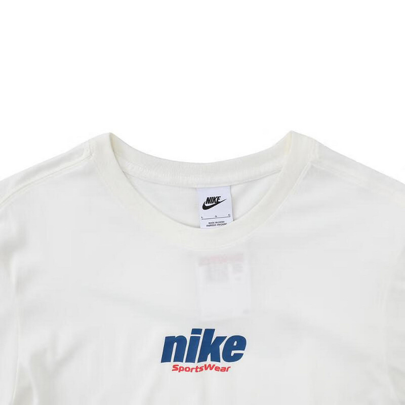 NIKE耐克男子运动训练大勾子纯棉圆领宽松透气长袖T恤HQ1569-133