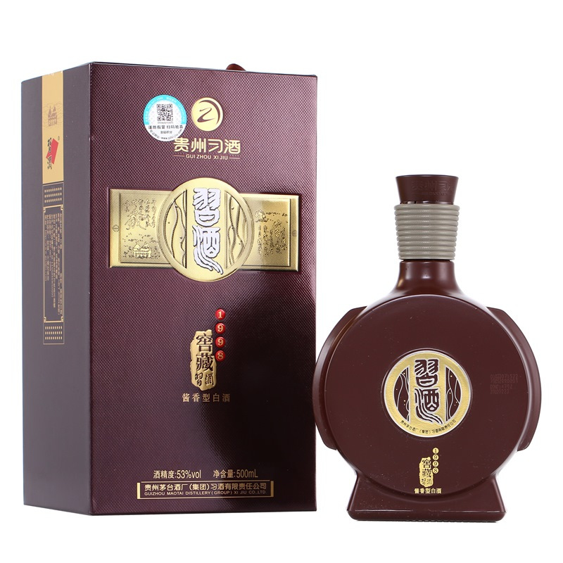 茅台集团贵州习酒 窖藏1998 53度500ml*6瓶 整箱酱香型白酒 習酒(XI LIQUOR)(新老包装随机发货)