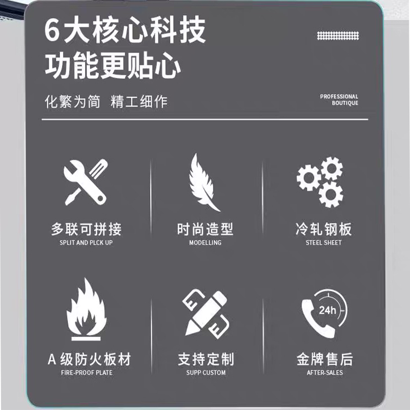 国隽 调度台桌 4500*900*750mm 组高清大图