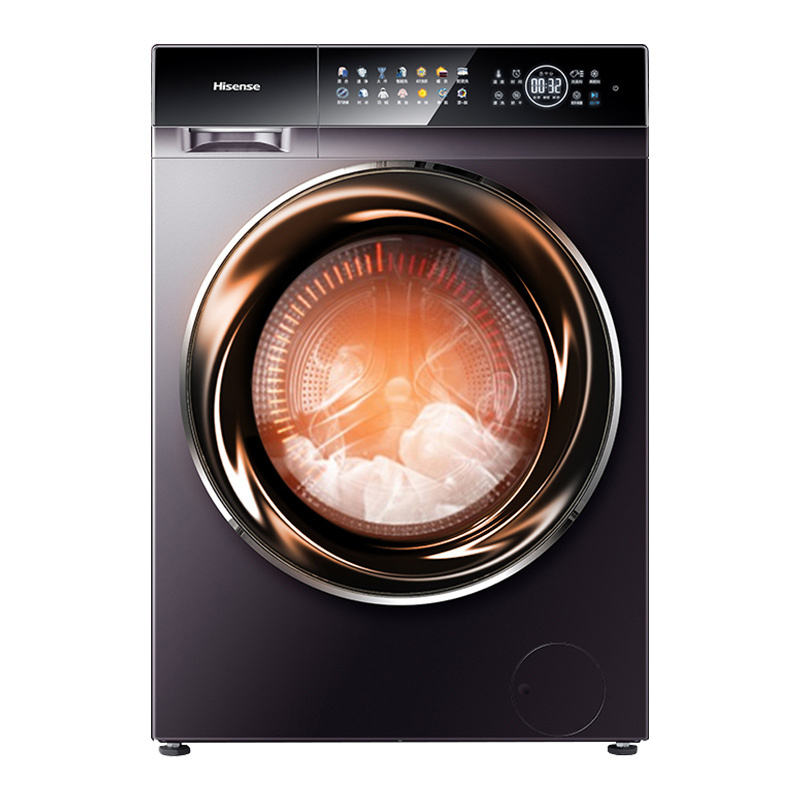[官方直营]海信(hisense)初彩系列10公斤直驱变频滚筒洗衣机全自动初