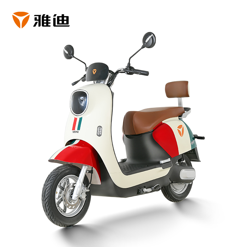 雅迪m3百公里远续航电动车龟王款60v23ah时尚都市代步电动轻便摩托车