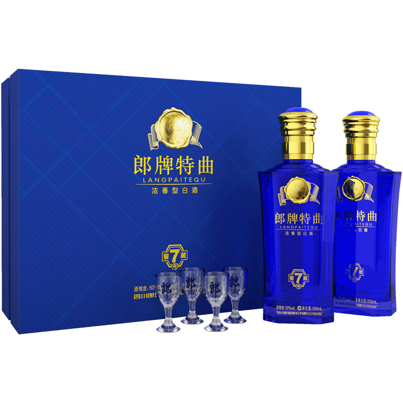 酒厂自营 郎酒郎牌特曲窖藏7号礼盒50度浓香型白酒500ml 2瓶报价 参数 图片 视频 怎么样 问答 苏宁易购