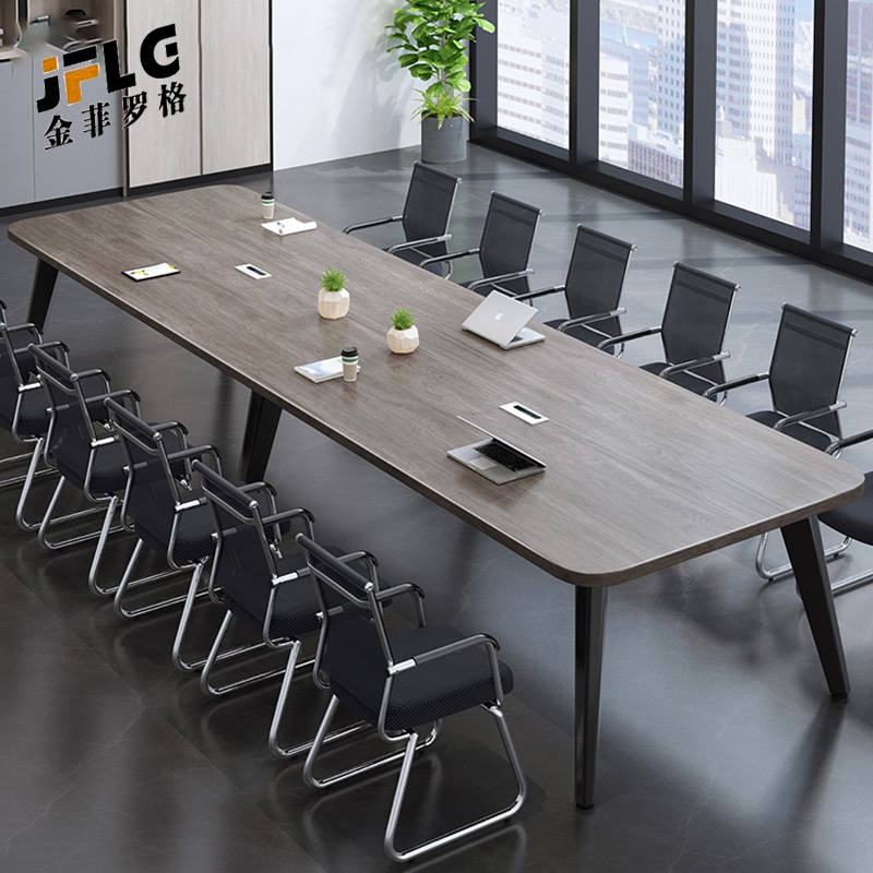 苏宁 金菲罗格 办公家具 简约现代洽谈桌会议桌高清大图