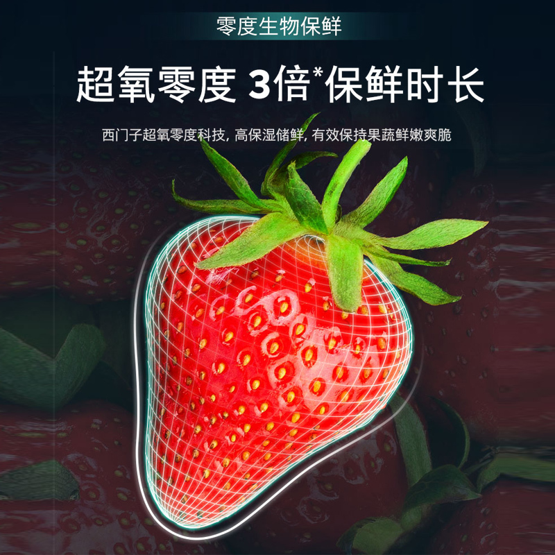西门子超氧真空舱十字门冰箱KC82AA657C