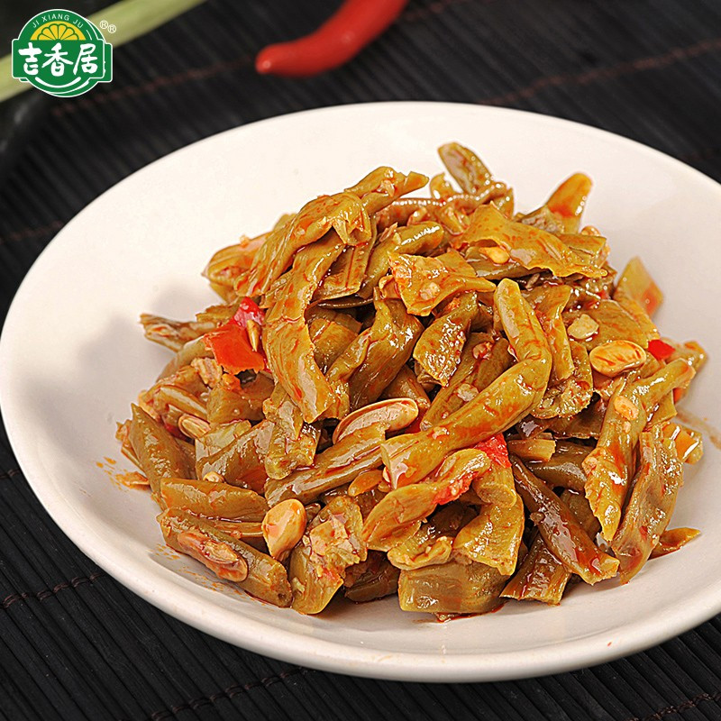 吉香居 麻辣豇豆80g/袋 榨菜下饭菜咸菜四川泡菜