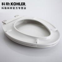 科勒KOHLER卫浴坐便器盖板马桶盖配件法弧设计缓降马桶盖板快速拆卸易清洗坐便盖座便器盖板缓冲马桶圈马桶盖板K-4713