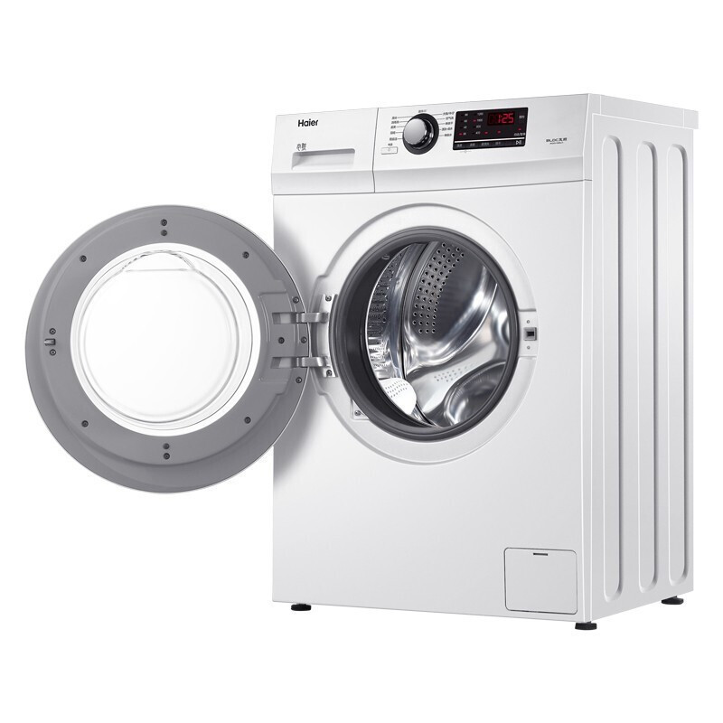 海尔/Haier 滚筒洗衣机 10公斤变频全自动洗干一体机 带烘干 上排水 智能控制 家用 全国联保XQG100U1