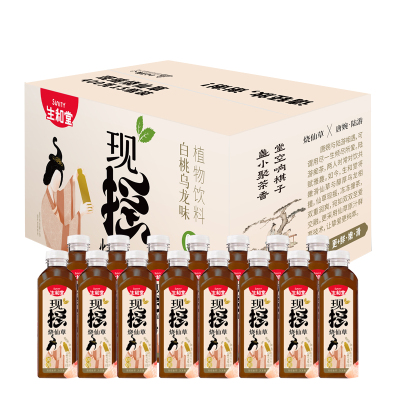 生和堂 现摇烧仙草 白桃乌龙味 400g*15瓶彩箱装
