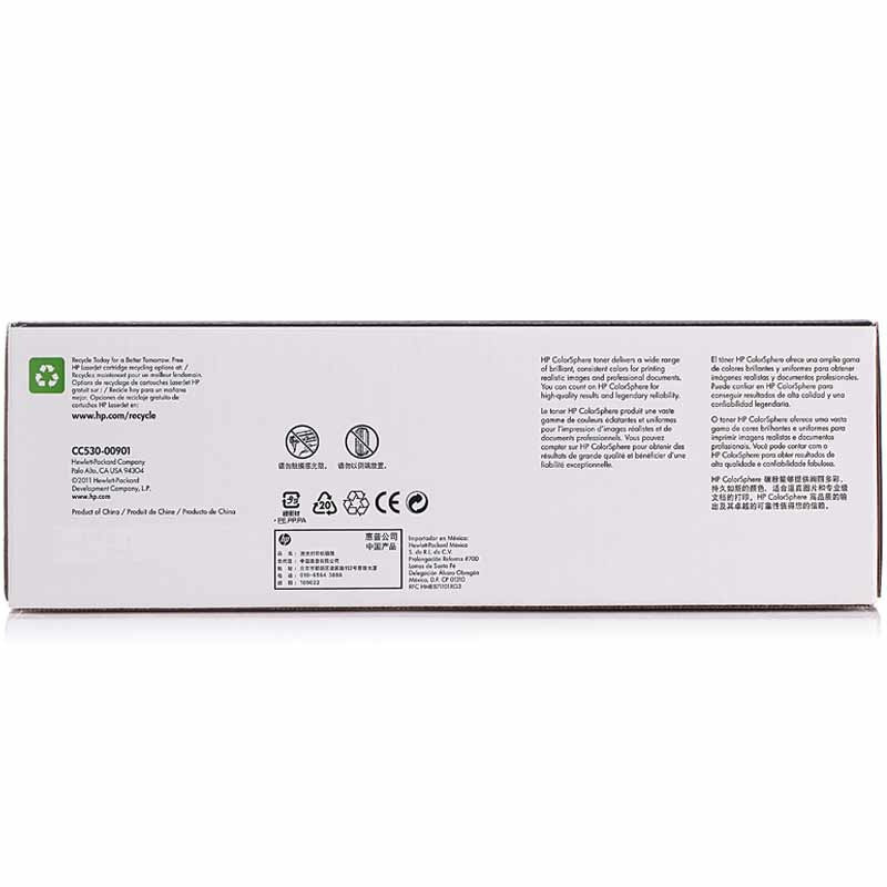 惠普(HP) CC530A 打印机墨粉硒鼓 3500页 适用hp cp2025 2320 黑色 (单位:件)
