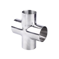 盛京联硕 不锈钢卫生级焊接四通 定制 个