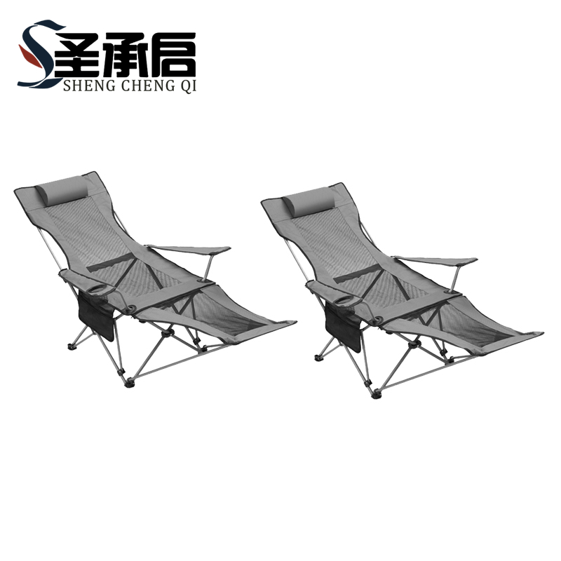 圣承启 午休椅 灰色+脚托 把高清大图