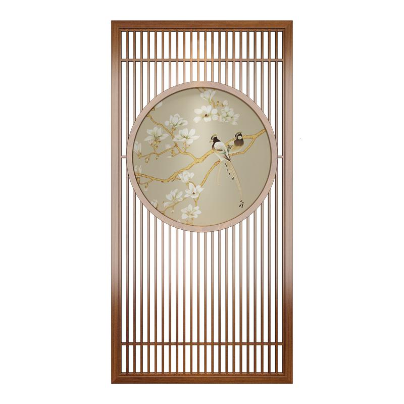 BONJEAN屏风隔断装饰客厅现代简约小户型隔断墙玄关新中式实木屏风座屏高清大图