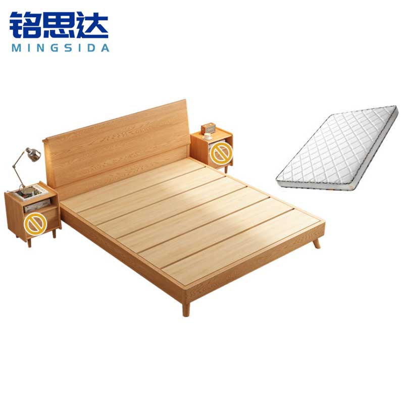 铭思达 木质 单人床高清大图