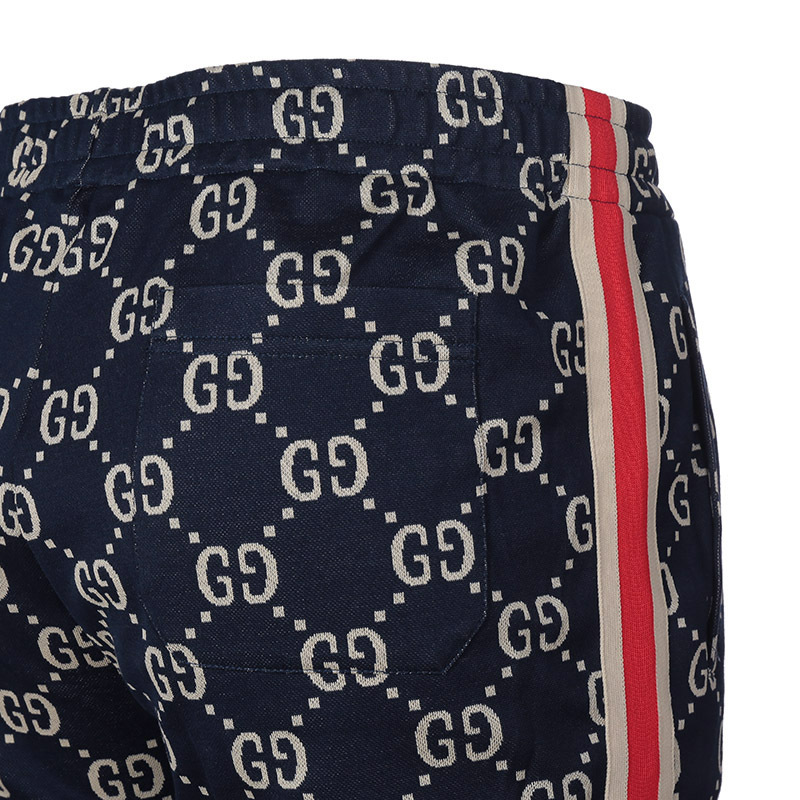 古驰 gucci 男士棉质运动休闲裤长裤卫裤慢跑裤496920 x9v05