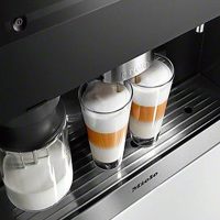 美诺(Miele) 德国原装豪华嵌入式咖啡机CVA7440曜石黑色 办公室 家用全自动咖啡机智能现磨