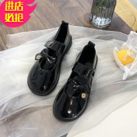 金三志一脚蹬日系女jk鞋2021春季新款玛丽珍鞋复古英伦风小皮鞋女配裙子休闲鞋