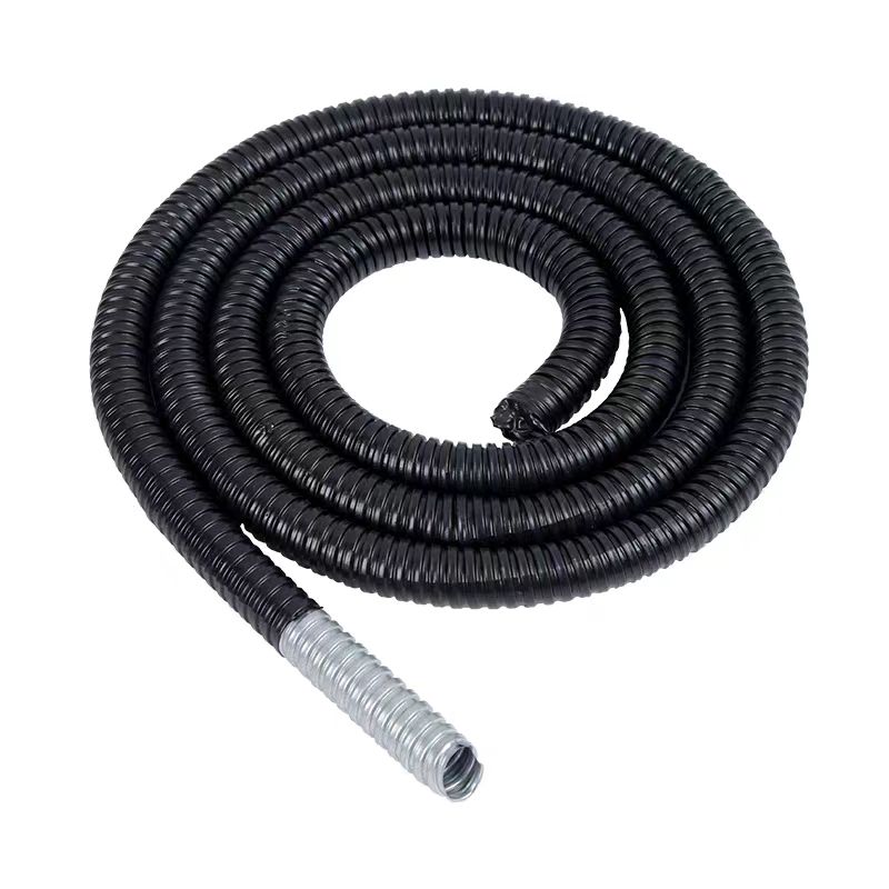 中锦科技 金属包塑阻燃波纹管 电线防火保护管 内径64mm [防火型]米高清大图