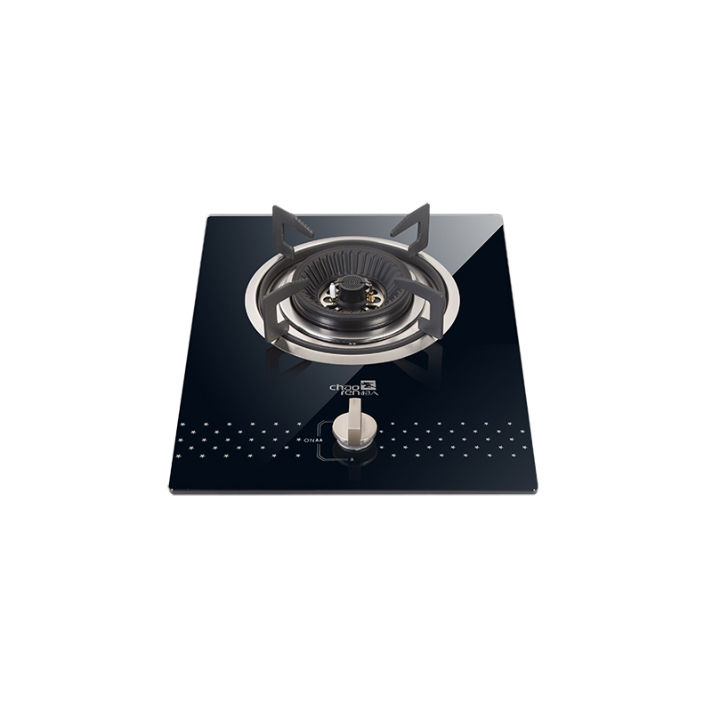 超人(chaoren) 燃气灶 JZT-618.1-B629A 防爆钢化玻璃面板 单灶 天然气高清大图