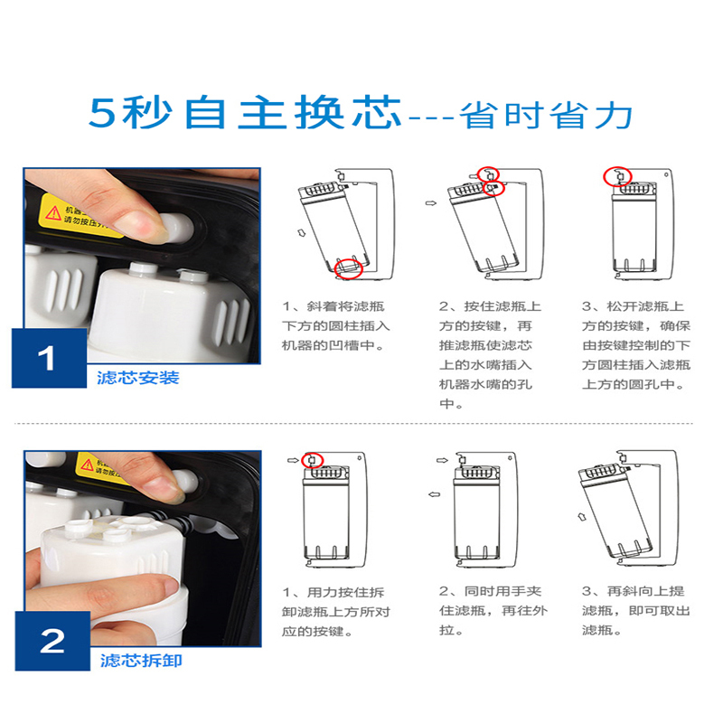 SKYWORTH创维反渗透净水器S804大通量400加仑家用直饮机