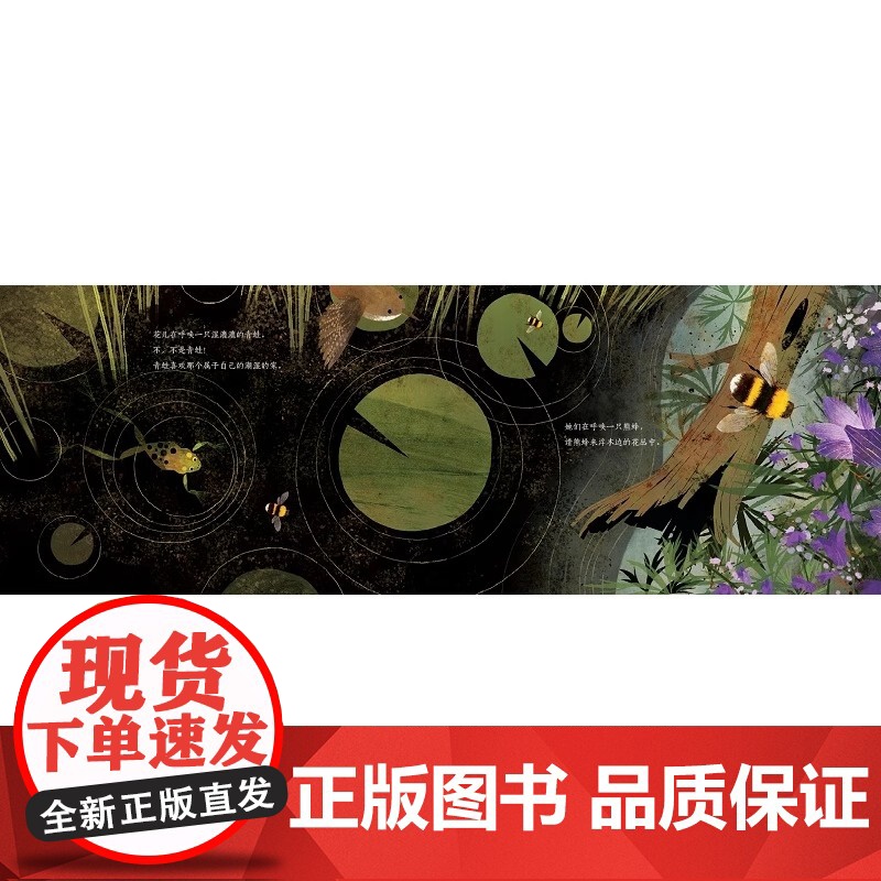 花儿在呼唤(硬壳精装)儿童绘本睡前故事书3-4-6-8周岁幼儿园宝宝阅读启蒙亲子漫画书图画早教书籍一二三年级课外书高清大图