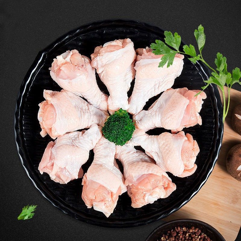 泓花会新鲜冷冻散养公鸡精选翅根2斤装C(一斤12-13个)