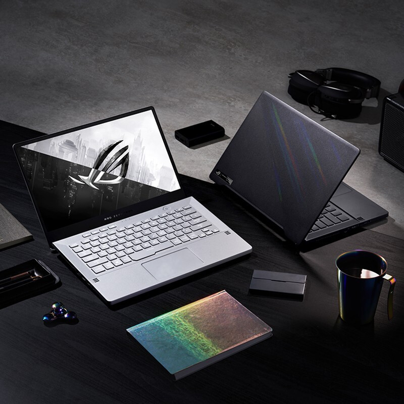 华硕rog幻14 2021款14英寸p3广色域2k屏轻薄办公设计师笔记本电脑8核