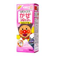 池田模范堂（MUHI） 面包超人感冒药水蜜桃味120ml 儿童小孩感冒发烧喉咙痛头痛流鼻涕咳嗽药水膳食营养补充剂