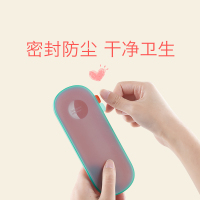 babycare婴儿勺子宝宝硅胶软勺收纳盒外出便携式新生儿辅食勺收纳 莫珊粉 2175