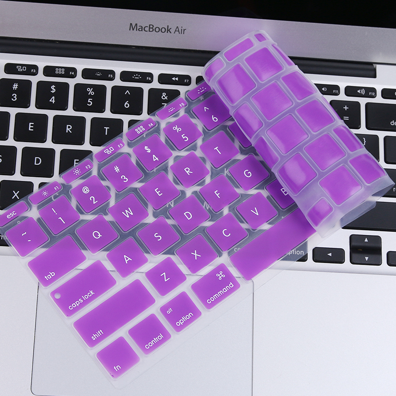 HIGE/苹果Macbook/Air/Pro笔记本电脑键盘保护膜Mac12英寸/新款Pro13无TouchBar 紫色