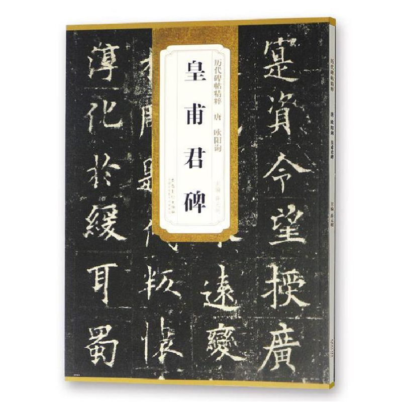 正版新书]历代碑帖精粹(唐·欧阳询):皇甫君碑薛元明978753985高清大图