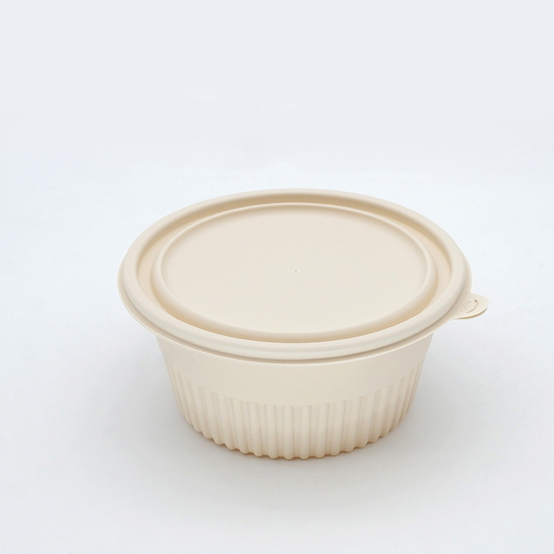 百晟长恒 BSCH-69 环保淀粉圆餐盒 12cm*7cm 450个/箱 (计价单位:箱)黄色