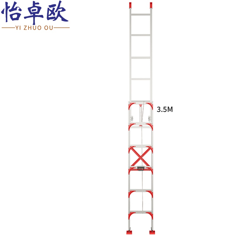 怡卓欧抽拉梯3mm厚4米个高清大图