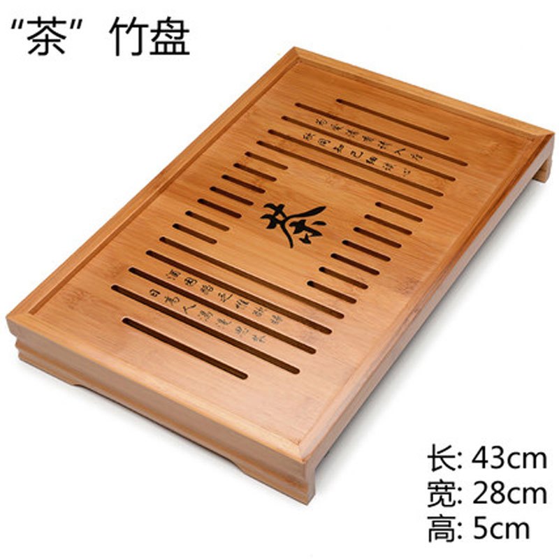功夫茶具抽屉式排水茶盘家用实木大号小号储水茶盘茶海托多色多款生活日用家庭清洁生活日用家居器皿水具/水杯