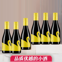 智利进口干红葡萄酒小瓶装赤霞珠美乐14度187ml*6瓶