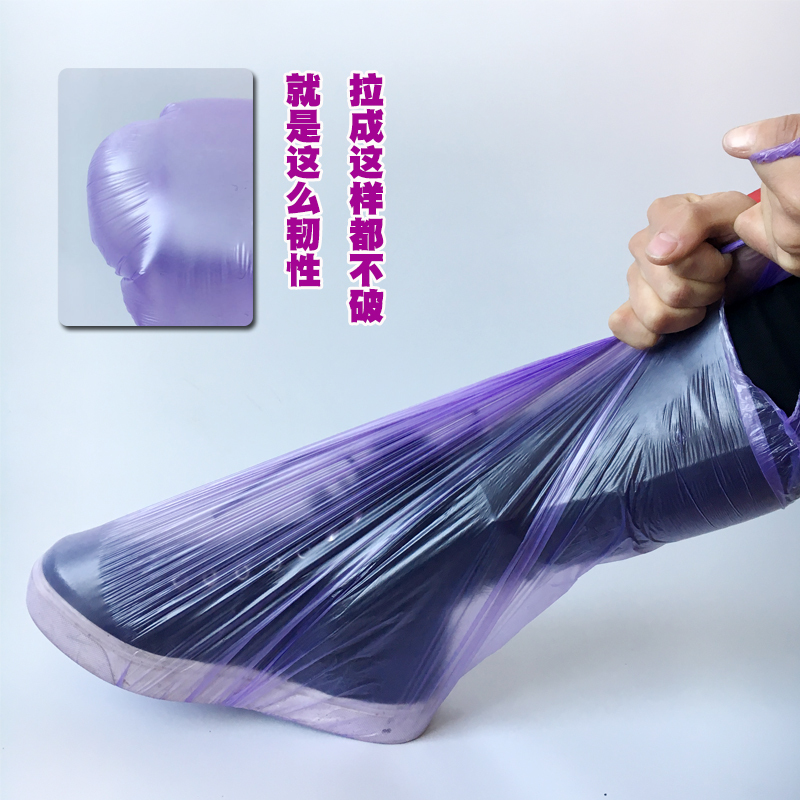 家用防水垃圾袋加厚手提背心式厨房卫生间中号黑色塑料袋5卷