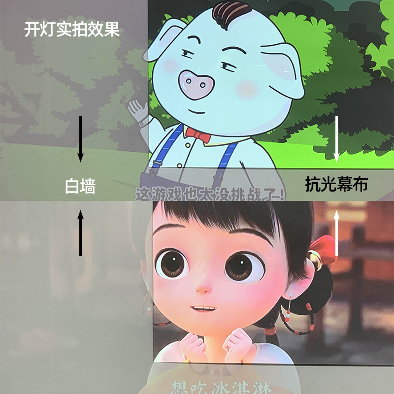 先科(SAST) 100寸高清简易幕布投影仪便携投影机简易简易折叠金属抗光幕布100 寸便携投影仪家用4K高清电影