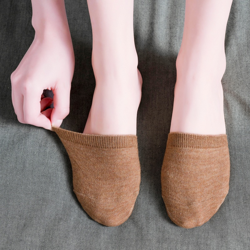 suntek凉鞋半截袜子女前脚掌短袜浅口船袜半掌拖鞋袜夏季薄款防滑半脚