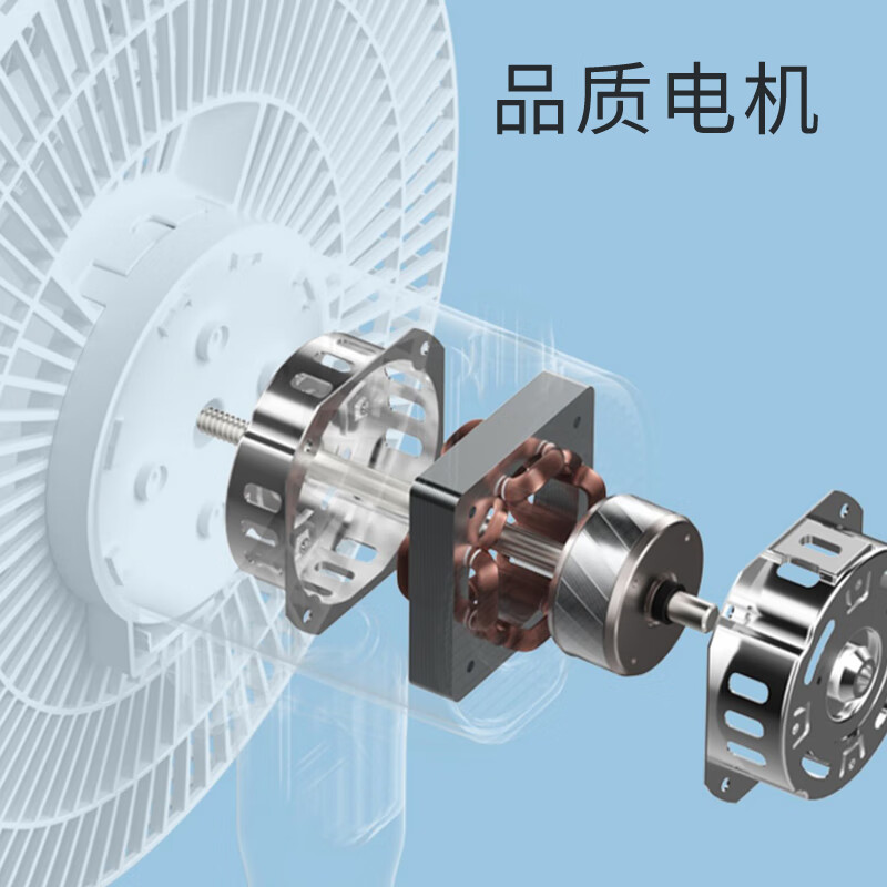先锋18叶电风扇FS30-23A落地扇大风力台立式宿舍定时小型省电高清大图