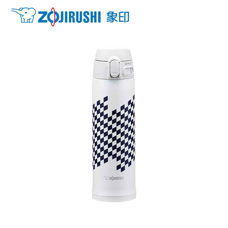 象印(ZO JIRUSHI) 保温杯SM-TAE48SA-WZ 真空商务男女士车载情侣杯弹盖杯不锈钢学生水杯子480ml