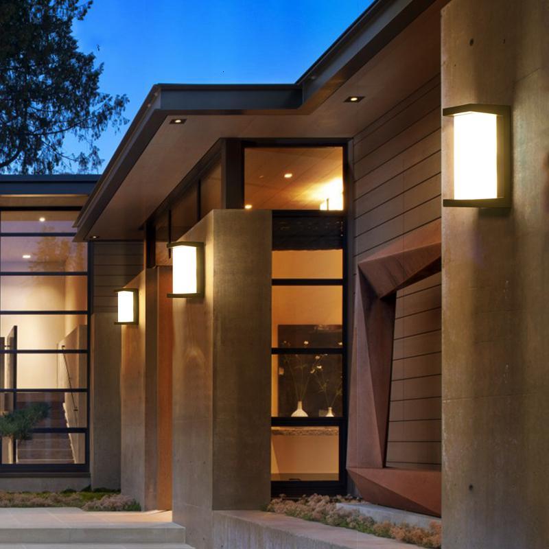 led户外壁灯过道阳台闪电客卫生间墙壁灯现代简约室外前灯庭院灯