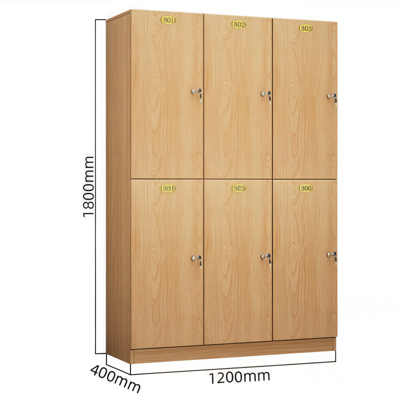 义尊 木质衣柜 2层6门 台高清大图