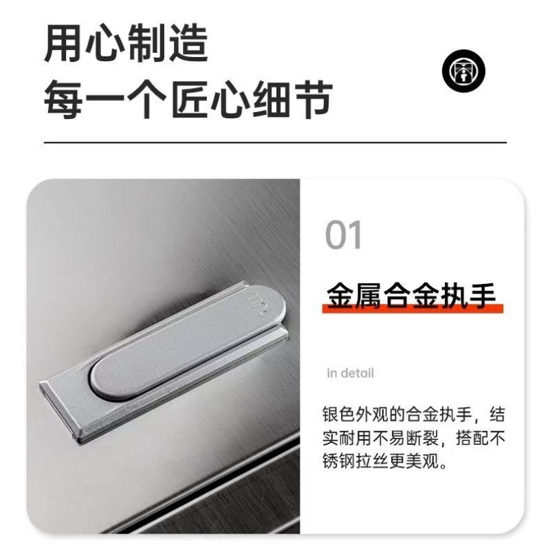 鑫睿辉 壁挂式不锈钢灭火器箱 4kg*2 个高清大图