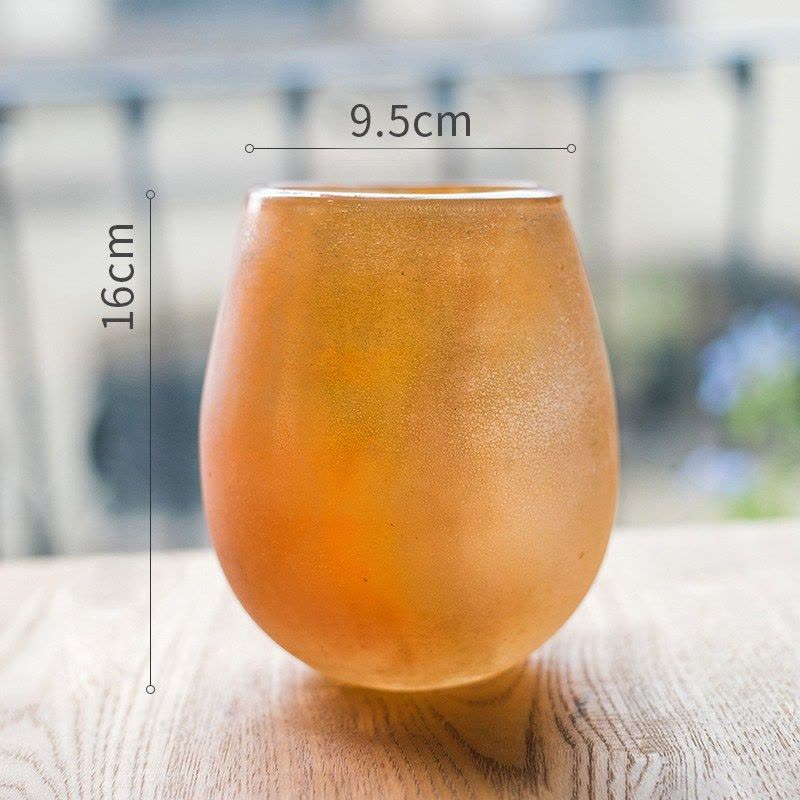 家柏饰(CORATED)罗马珠光磨砂手工艺术玻璃瓶花瓶花器烛台蜡杯装饰摆件 珠光磨砂瓶(大)图片