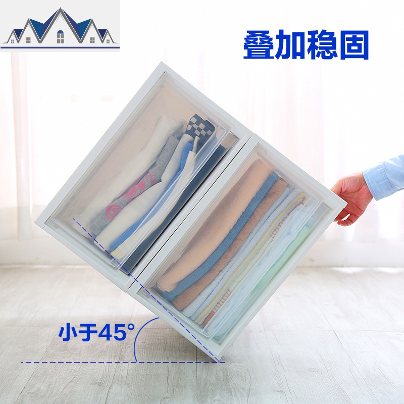 收纳箱BC450爱丽丝BC500D塑料抽屉式宝宝衣柜储物柜整理箱 三维工匠高清大图